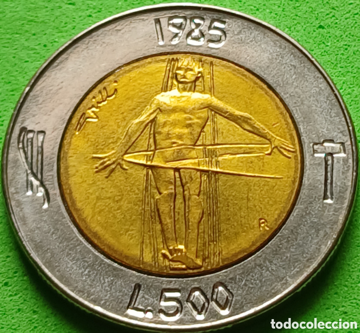 Monedas antiguas de Europa: San Marino 500 liras 1985 km#181 Lucha contra las drogas