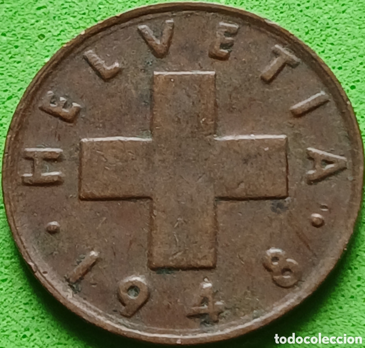 Monedas antiguas de Europa: Suiza 1 c&eacute;ntimo 1948 km#46