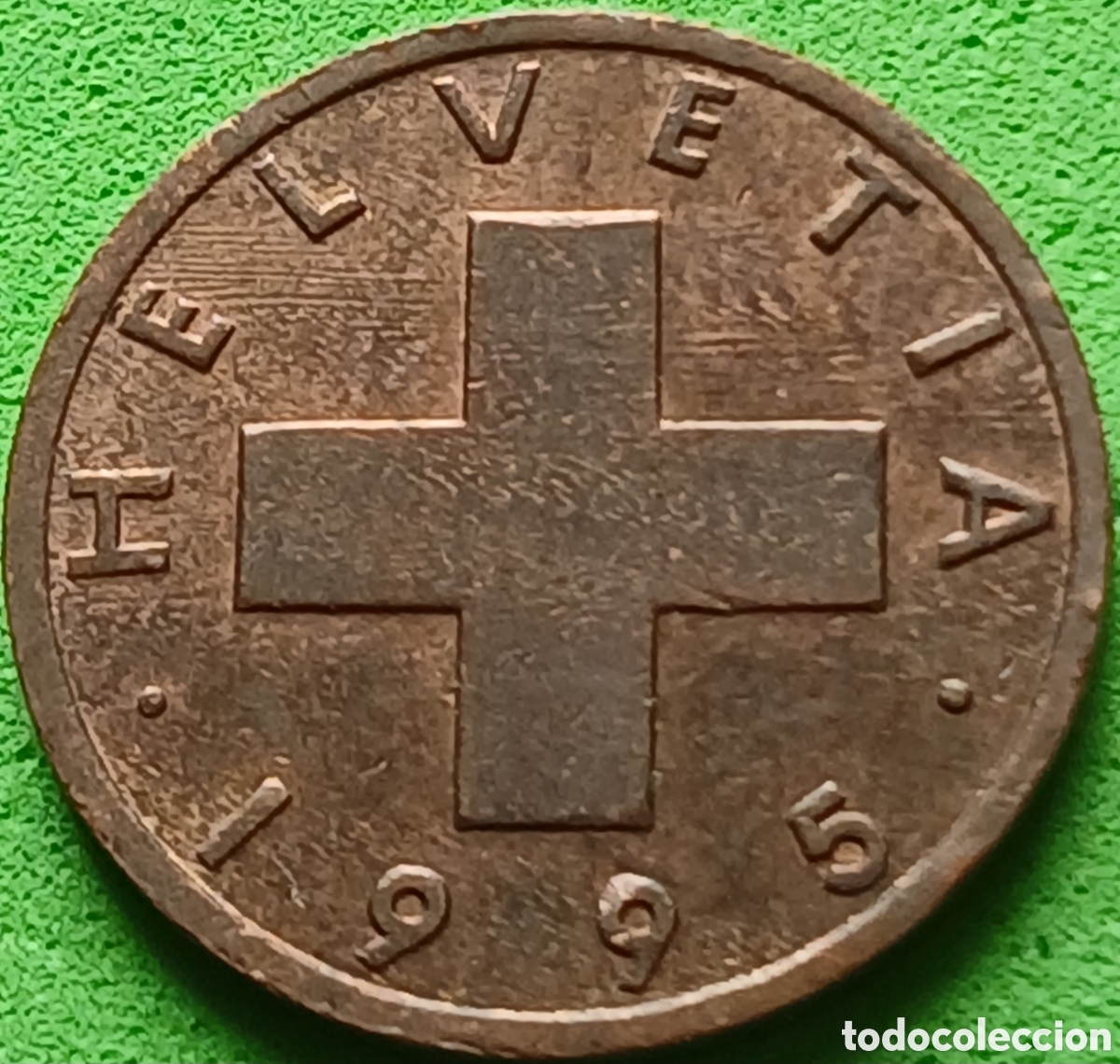 Monedas antiguas de Europa: Suiza 1 c&eacute;ntimo 1995 km#46