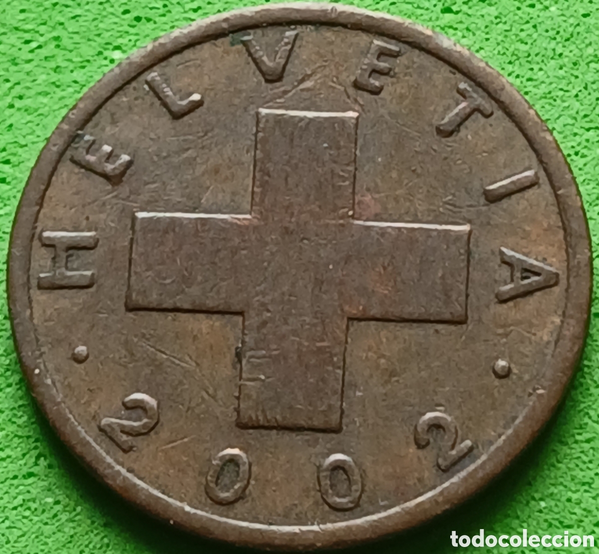 Monedas antiguas de Europa: Suiza 1 c&eacute;ntimo 2002 km#46
