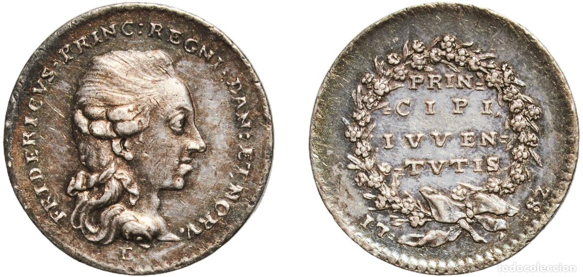 Monedas antiguas de Europa: Medal - Frederick VI 1782