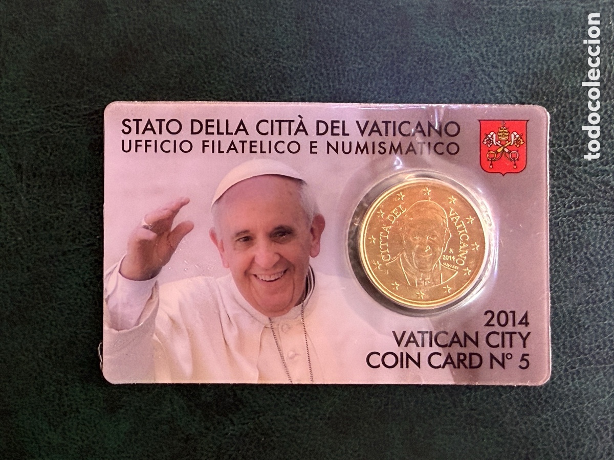 Monedas antiguas de Europa: 2011 - CoinCard Vaticano 50 cent.