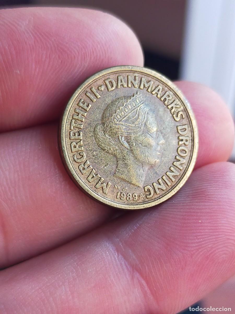 Monedas antiguas de Europa: MONEDA DE 10 DIEZ CORONAS KRONER DINAMARCA DANMARK 1989 BUENA CONSERVACION