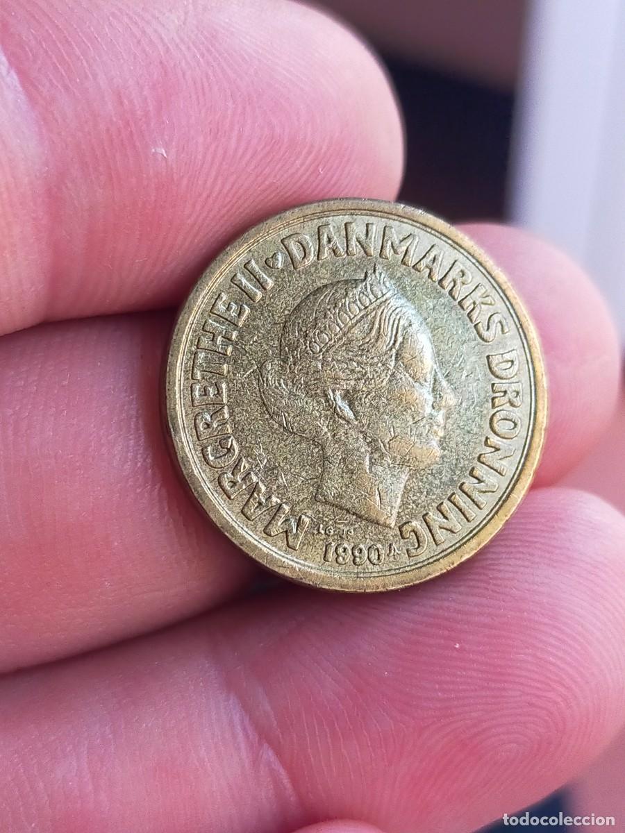 Monedas antiguas de Europa: MONEDA DE 10 DIEZ CORONAS KRONER DINAMARCA DANMARK 1990 BUENA CONSERVACION