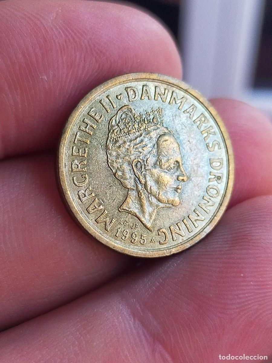 Monedas antiguas de Europa: MONEDA DE 10 DIEZ CORONAS KRONER DINAMARCA DANMARK 1995 BUENA CONSERVACION