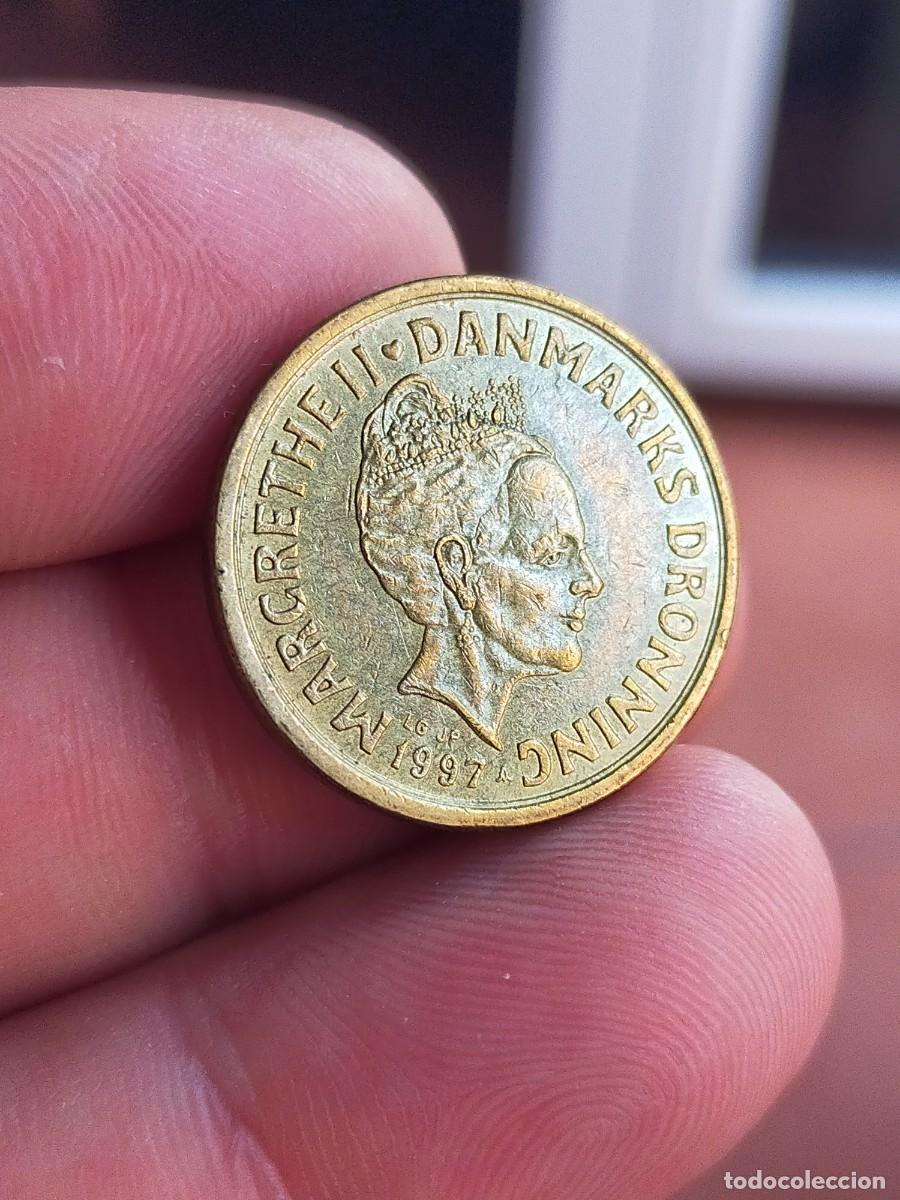 Monedas antiguas de Europa: MONEDA DE 10 DIEZ CORONAS KRONER DINAMARCA DANMARK 1997 BUENA CONSERVACION
