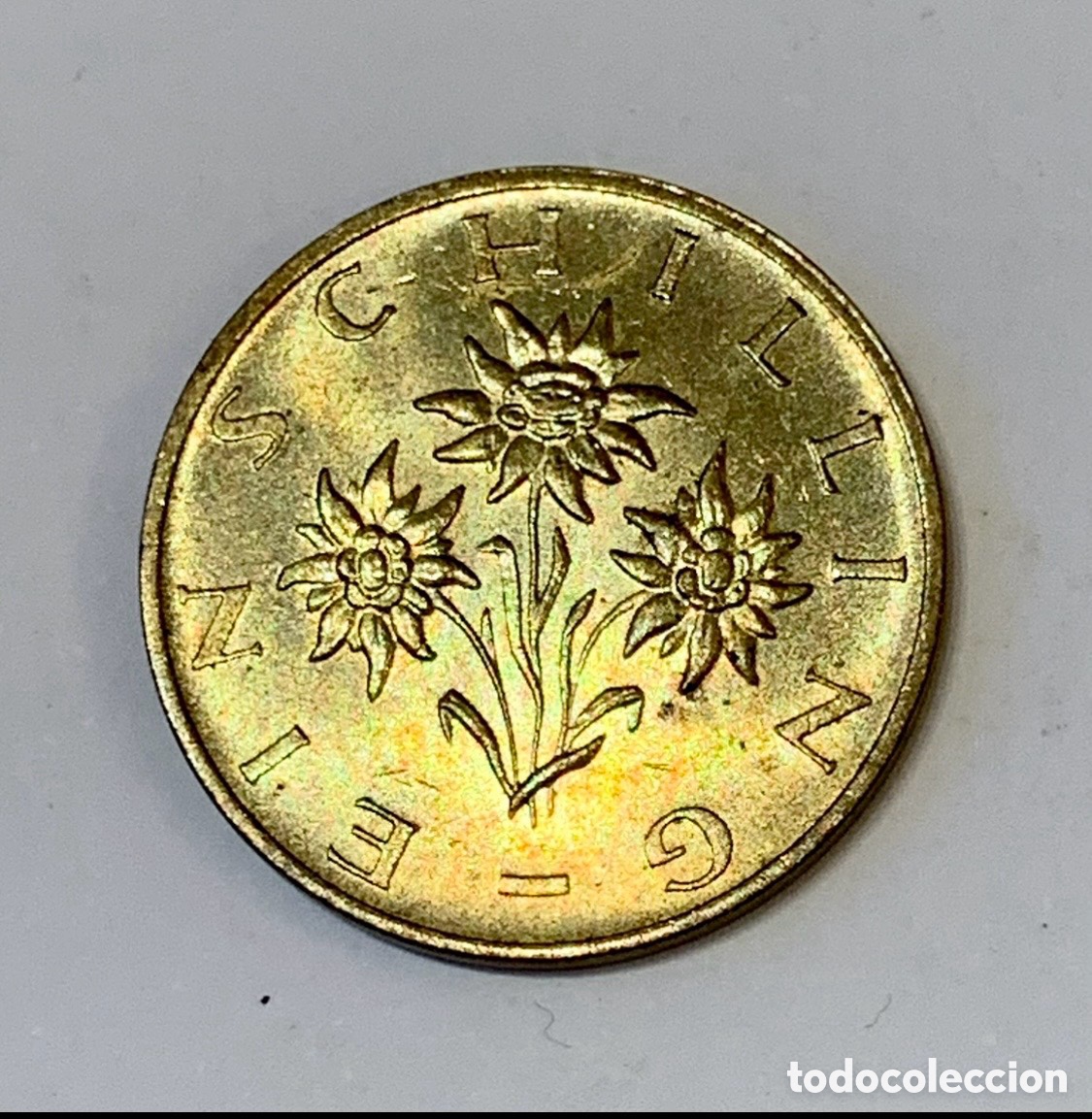 Monedas antiguas de Europa: Moneda. Republik Osterreich. 1 Schilling 1988.