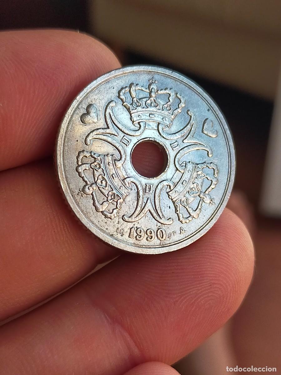 Monedas antiguas de Europa: MONEDA DE 5 CINCO CORONAS KRONER DINAMARCA DANMARK 1990 MUY BUENA CONSERVACION
