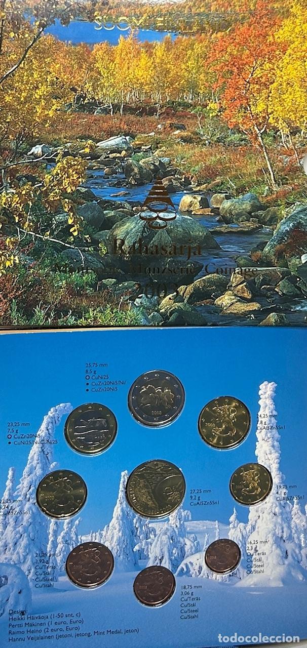 Monedas antiguas de Europa: CRC0204 CARTERA FINLANDIA 2003 8 VALORES CON MEDALLA