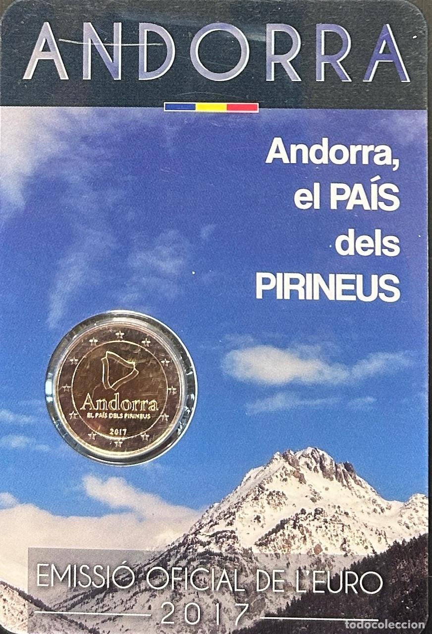 Monedas antiguas de Europa: HEUR0703 MONEDA ANDORRA 2 EUROS 2017 (El pais de los Pirineos) COIN CARD