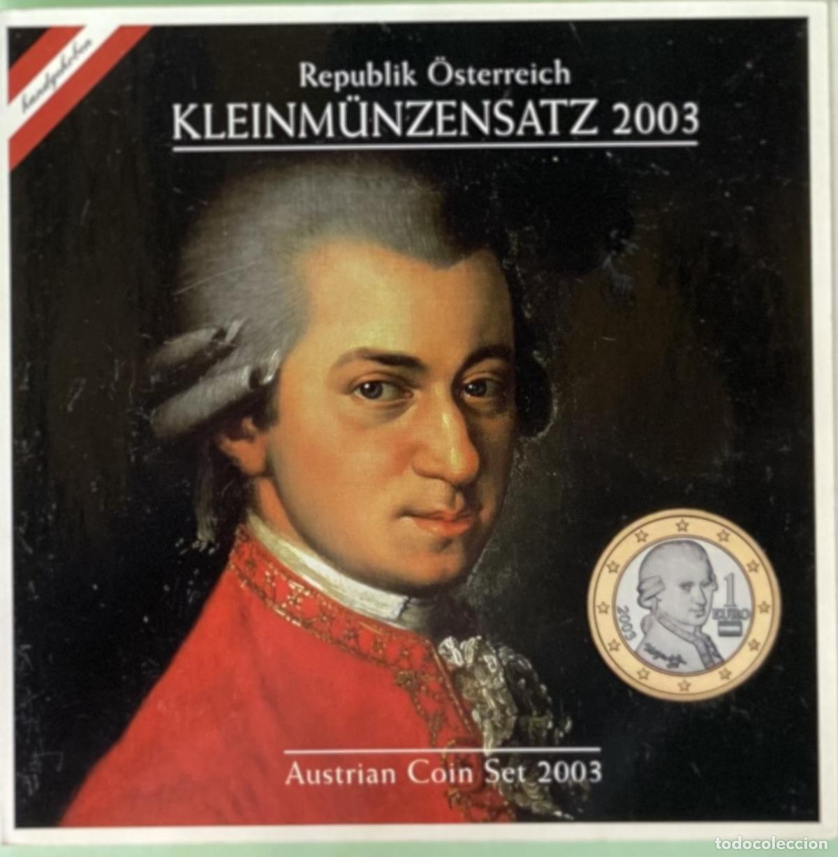 Monedas antiguas de Europa: CRC0149 CARTERA MONEDAS EUROS AUSTRIA 2003 8 VALORES NUEVA
