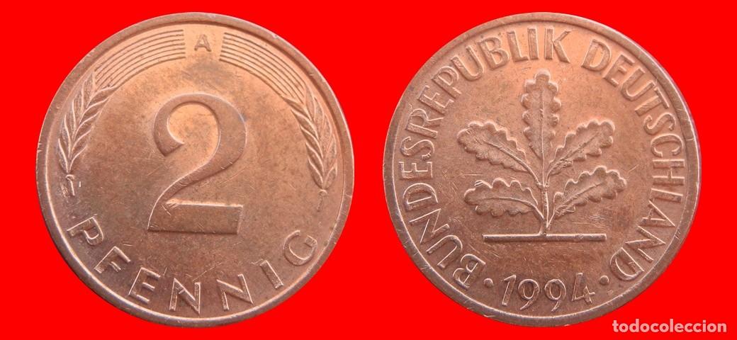 Monedas antiguas de Europa: 2 PFENNIG 1994-A BRD ALEMANIA-154477