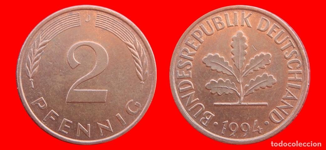 Monedas antiguas de Europa: 2 PFENNIG 1994-J BRD ALEMANIA-154481