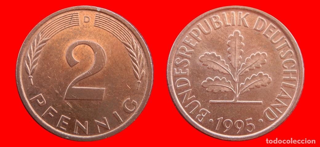 Monedas antiguas de Europa: 2 PFENNIG 1995-D BRD ALEMANIA-154483