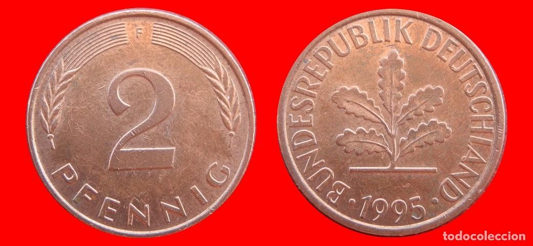 Monedas antiguas de Europa: 2 PFENNIG 1995-F BRD ALEMANIA-154484