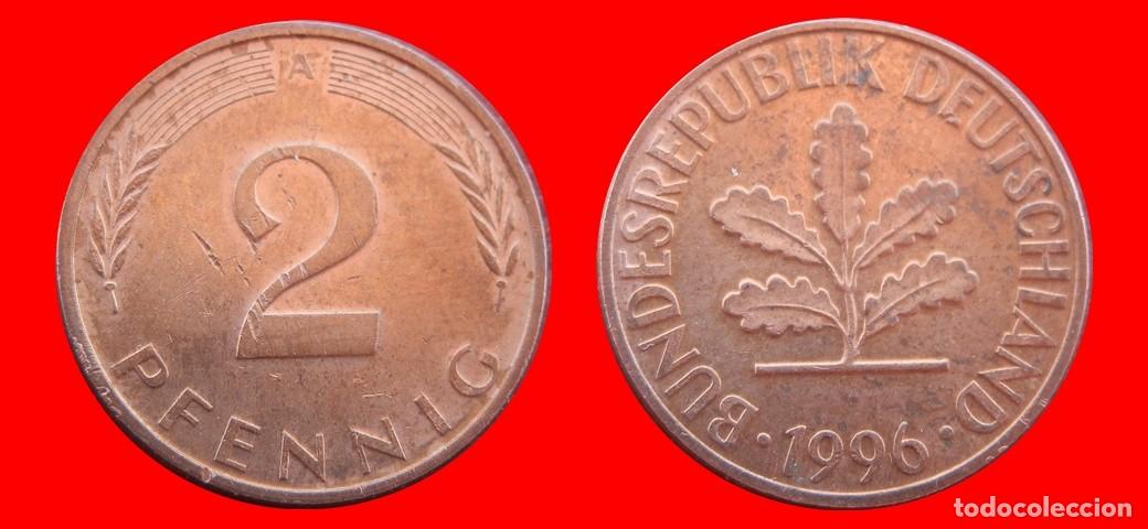 Monedas antiguas de Europa: 2 PFENNIG 1996-A BRD ALEMANIA-154487