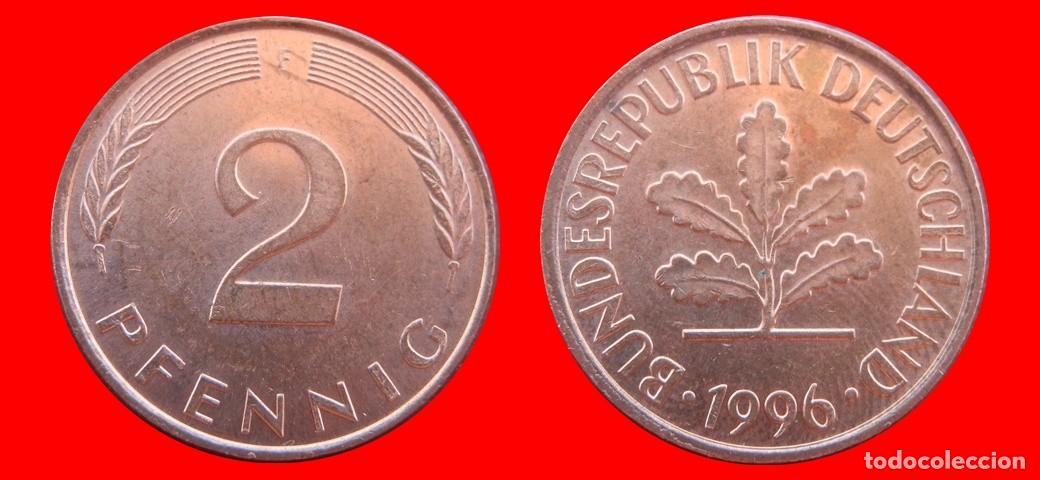 Monedas antiguas de Europa: 2 PFENNIG 1996-F BRD ALEMANIA-154489