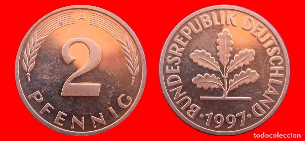 Monedas antiguas de Europa: 2 PFENNIG 1997-A BRD ALEMANIA-154492