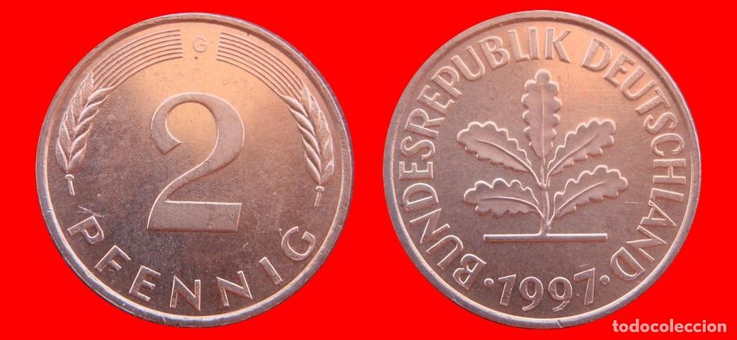 Monedas antiguas de Europa: 2 PFENNIG 1997-G BRD ALEMANIA-154493