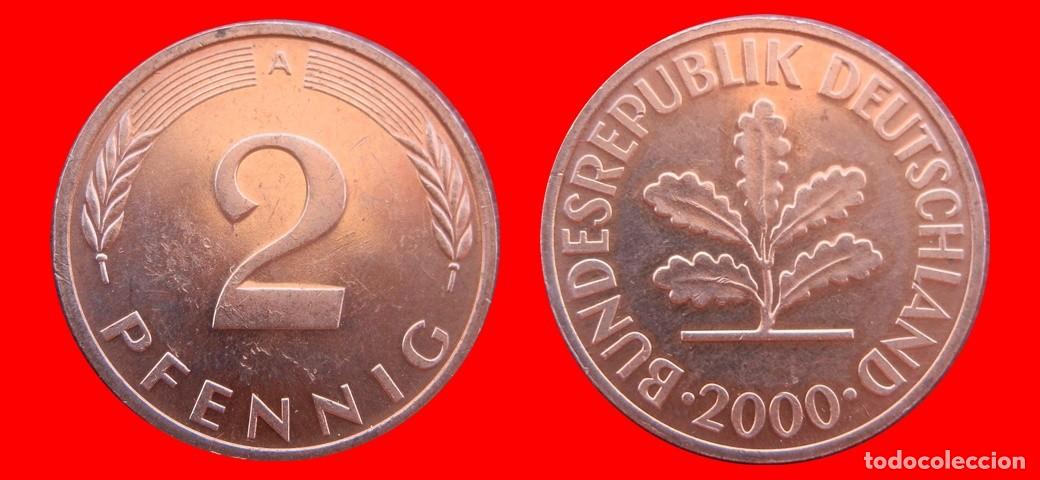 Monedas antiguas de Europa: 2 PFENNIG 2000-A BRD ALEMANIA-154497
