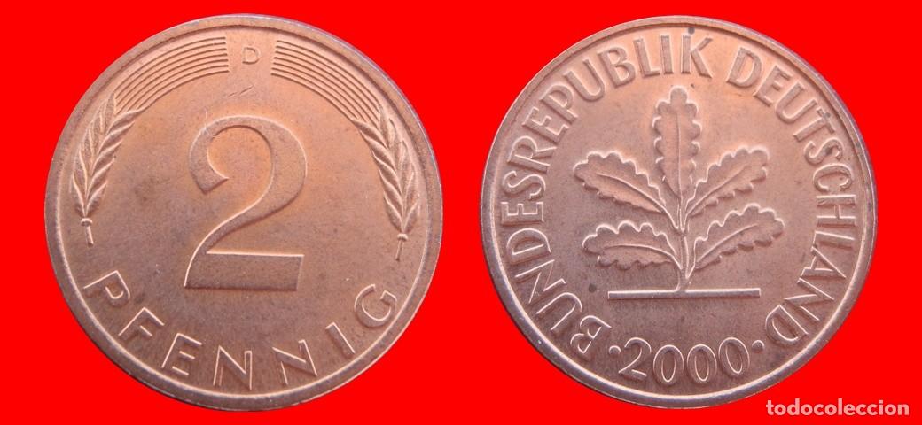 Monedas antiguas de Europa: 2 PFENNIG 2000-D BRD ALEMANIA-154498