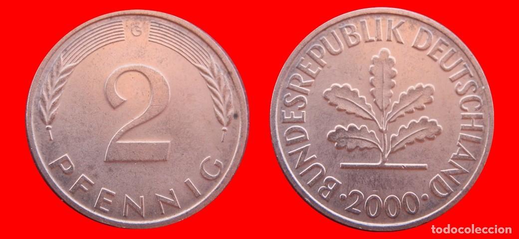 Monedas antiguas de Europa: 2 PFENNIG 2000-G BRD ALEMANIA-154499