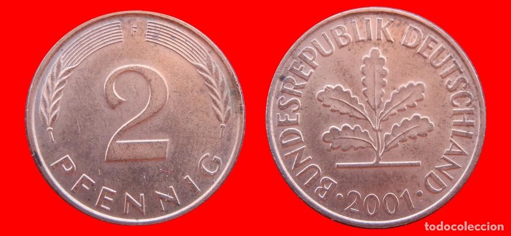 Monedas antiguas de Europa: 2 PFENNIG 2001-F BRD ALEMANIA-154501