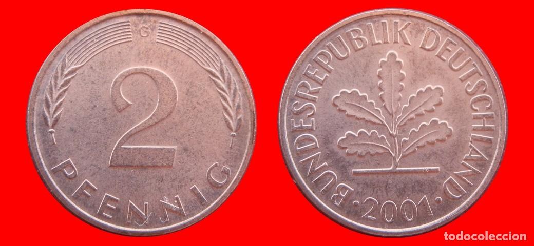 Monedas antiguas de Europa: 2 PFENNIG 2001-G BRD ALEMANIA-154502