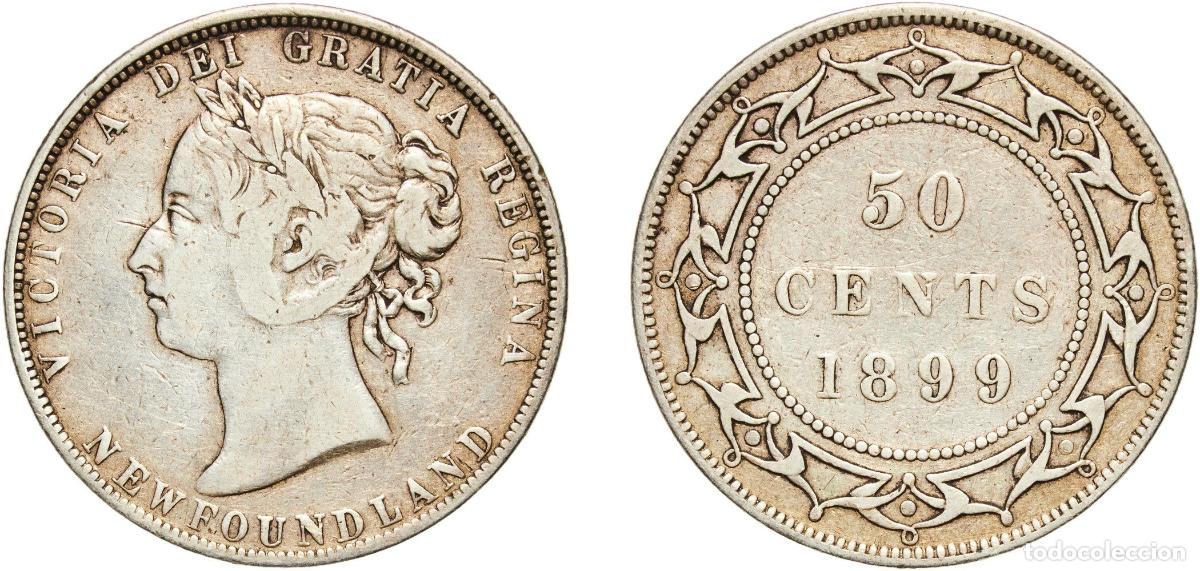 Monedas antiguas de Europa: 50 Cents - Victoria 1899