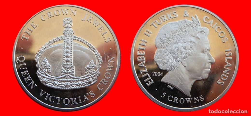 Monedas antiguas de Europa: 5 CORONAS 2004 SIN CIRCULAR ISLAS TURCAS Y CAICOS-9680SC