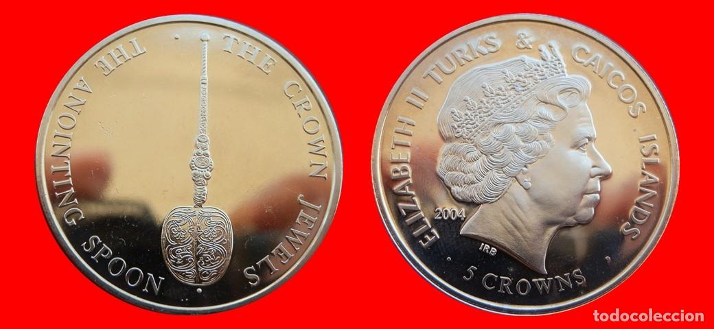 Monedas antiguas de Europa: 5 CORONAS 2004 SIN CIRCULAR ISLAS TURCAS Y CAICOS-9681SC