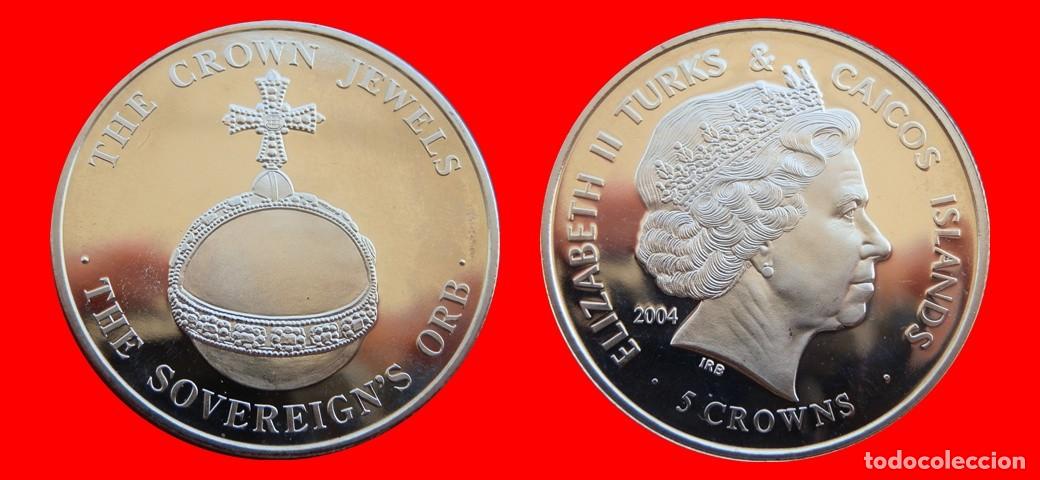 Monedas antiguas de Europa: 5 CORONAS 2004 SIN CIRCULAR ISLAS TURCAS Y CAICOS-9682SC