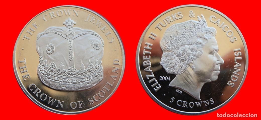 Monedas antiguas de Europa: 5 CORONAS 2004 SIN CIRCULAR ISLAS TURCAS Y CAICOS-9684SC