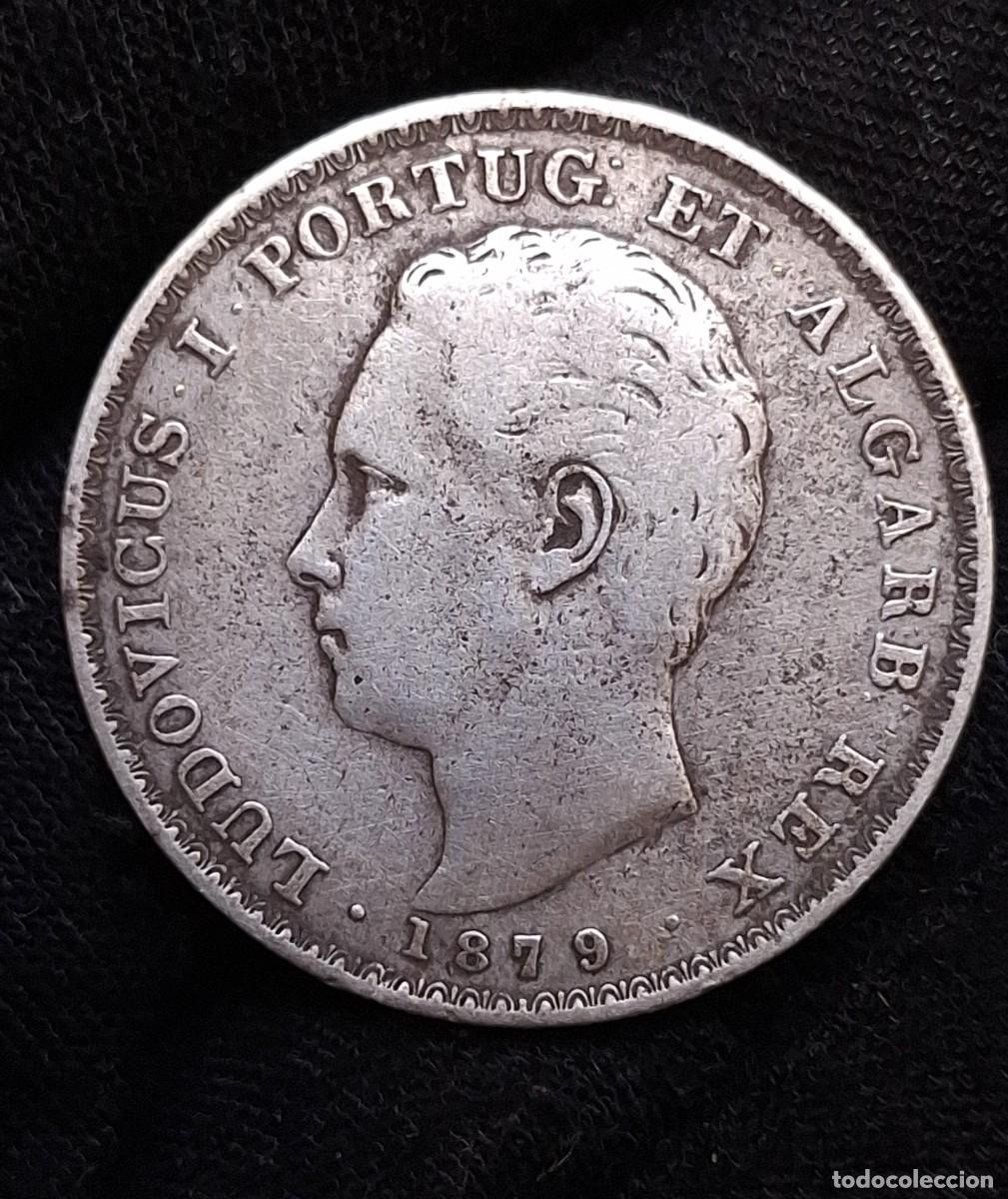 Monedas antiguas de Europa: Portugal - 500 Reis 1879 - PLATA