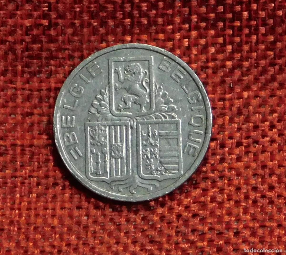 Monedas antiguas de Europa: Belgica Belgie Belgique A&ntilde;o 1939 - 5 Francs