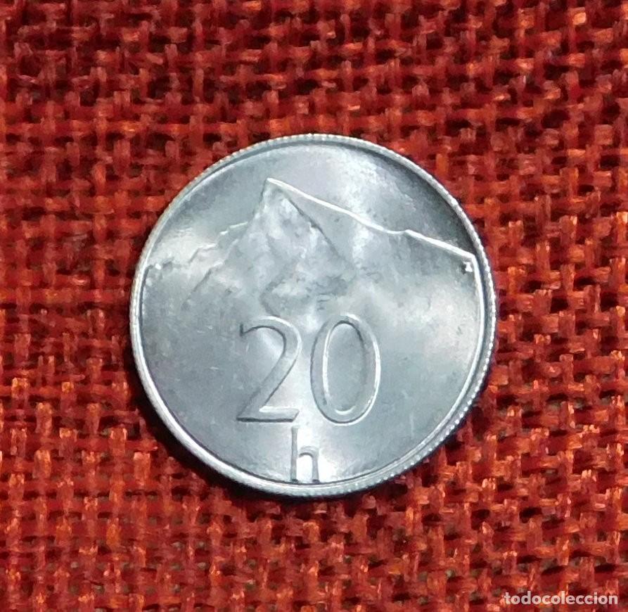 Monedas antiguas de Europa: Eslovaquia - Slovensk&aacute; Republika - A&ntilde;o 1993 - 20 Halierov