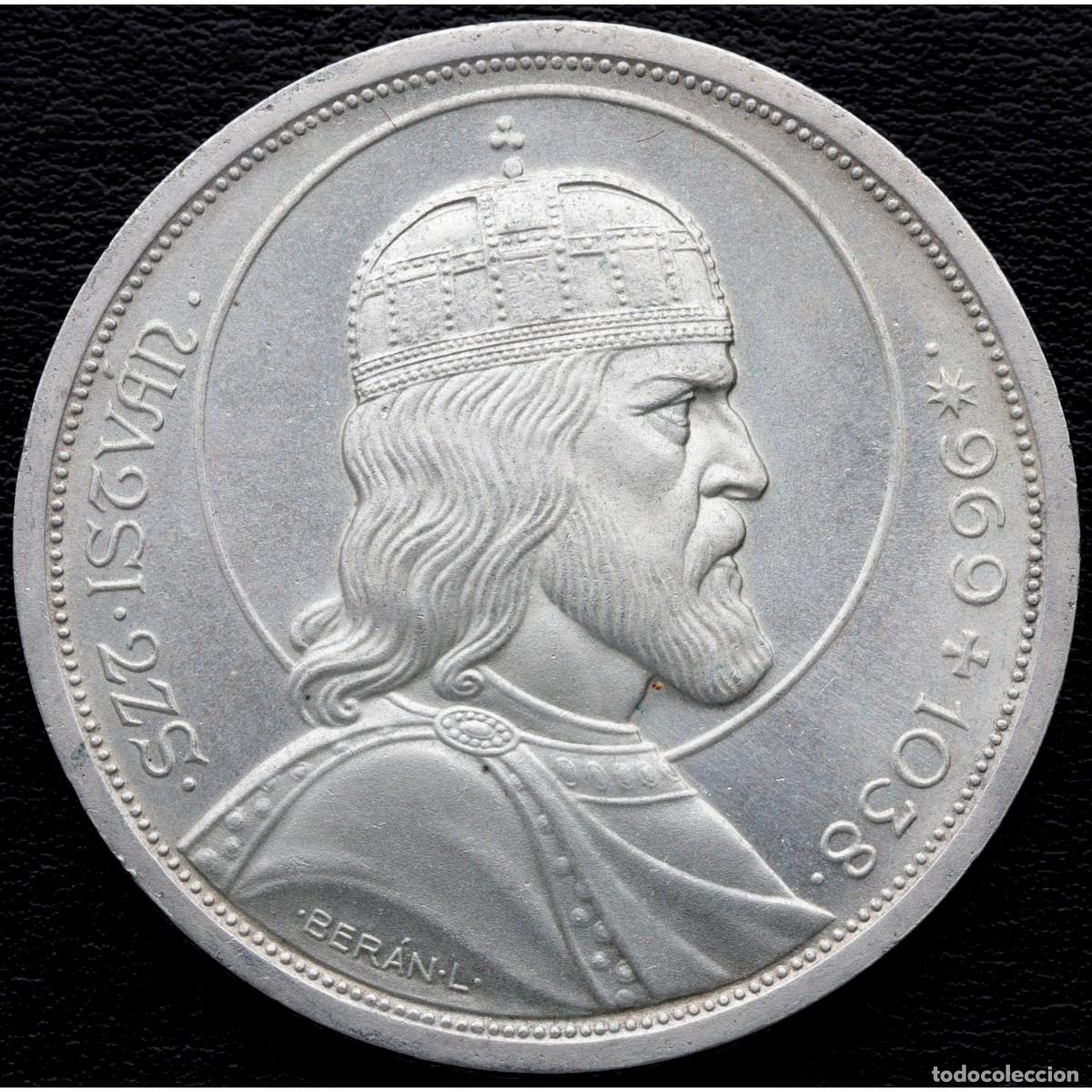 Monedas antiguas de Europa: HUNGR&Iacute;A. 5 PENGO PLATA 1938 NN-COIN MS 65. FLOR DE CU&Ntilde;O. SC. SIN CIRCULAR.