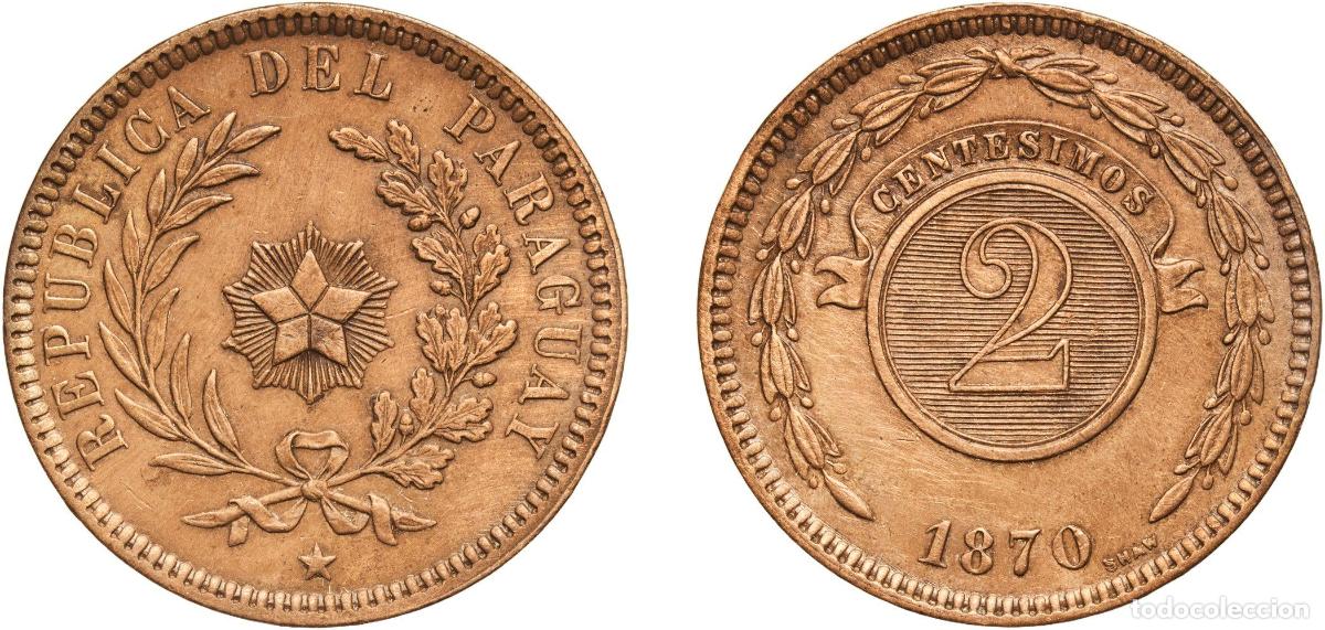 Monedas antiguas de Europa: 2 Cent&eacute;simos 1870 SHAW