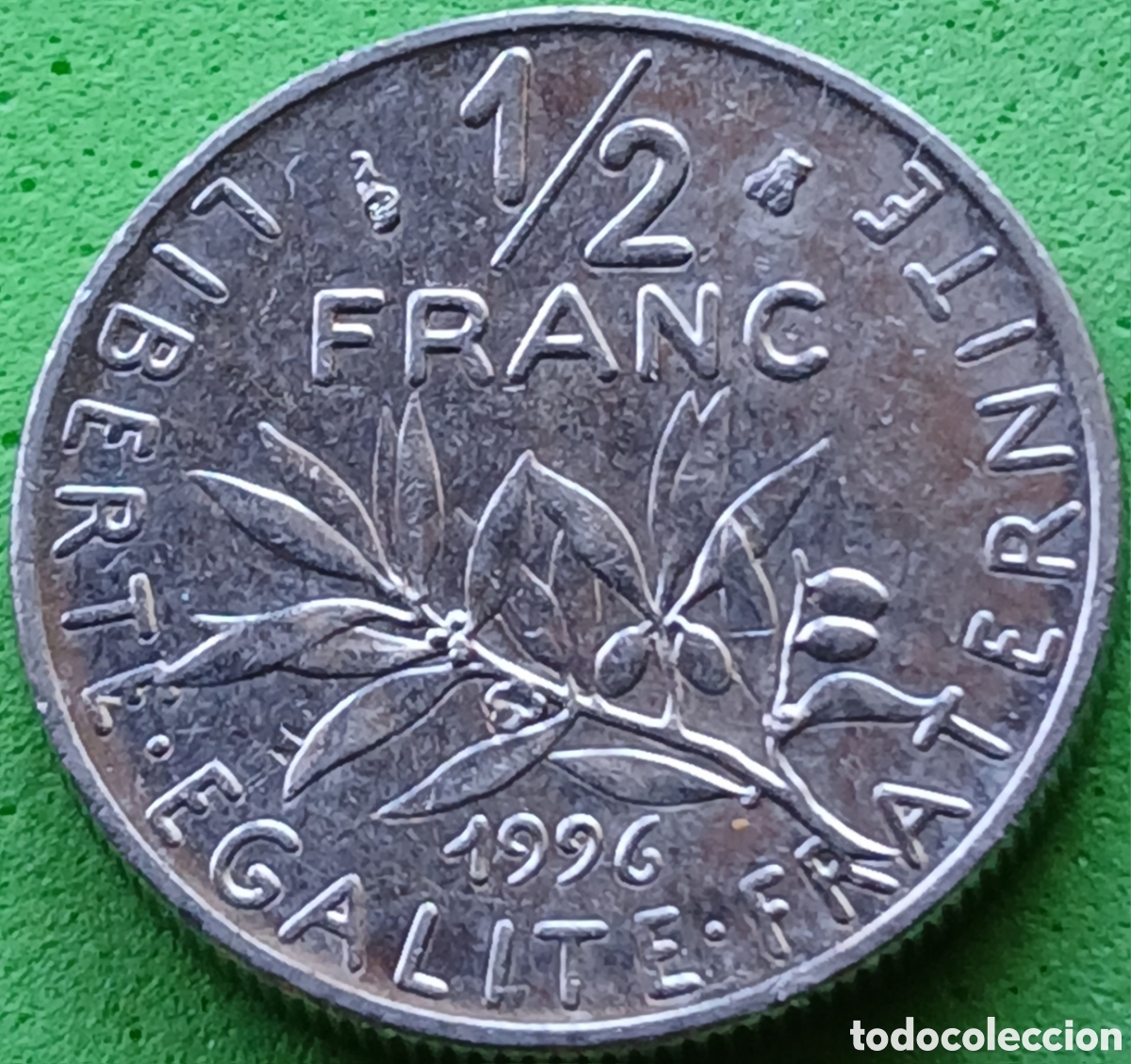 Monedas antiguas de Europa: Francia &frac12; franco 1996 km#931.1