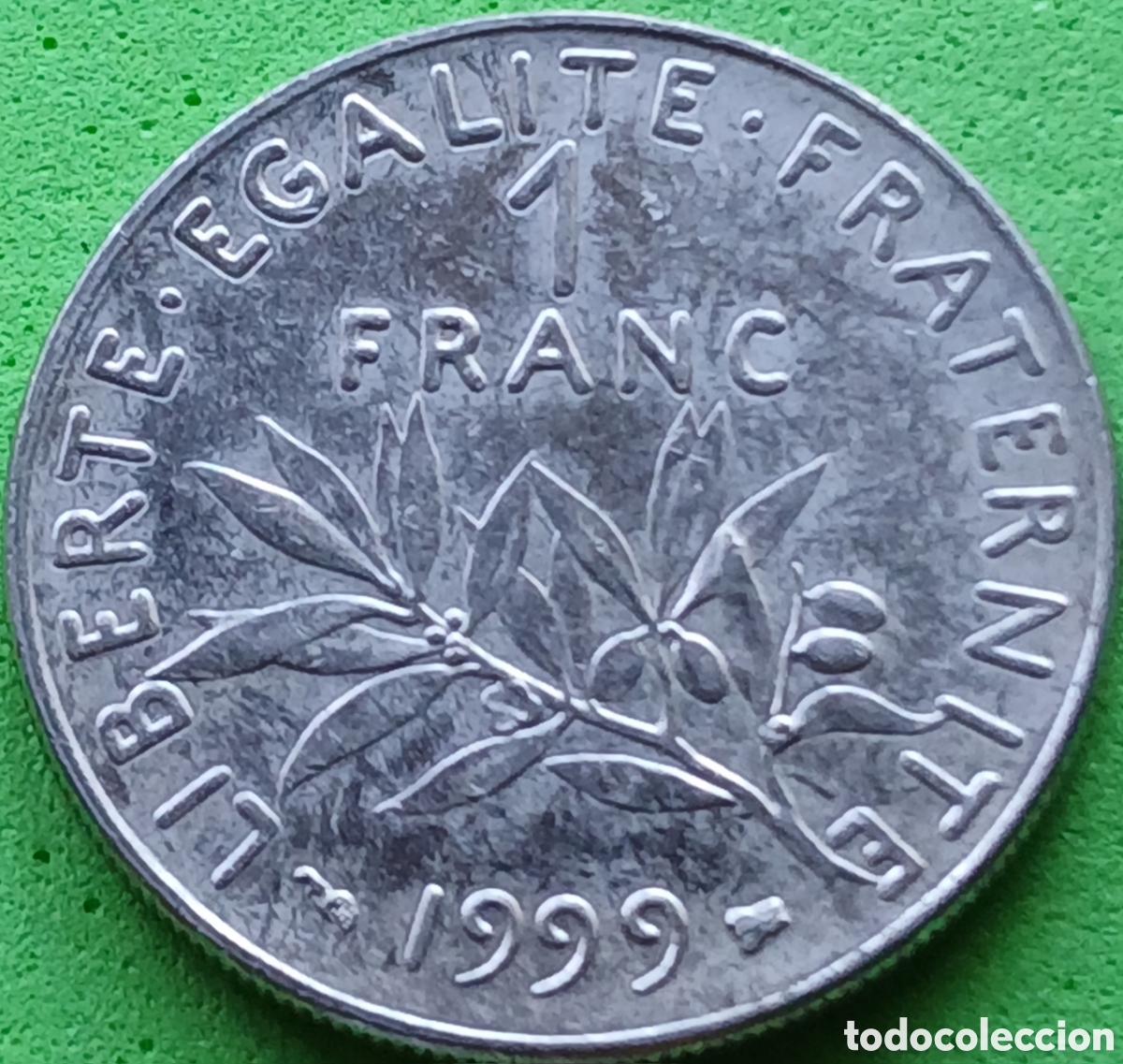 Monedas antiguas de Europa: Francia 1 franco 1999 km#925