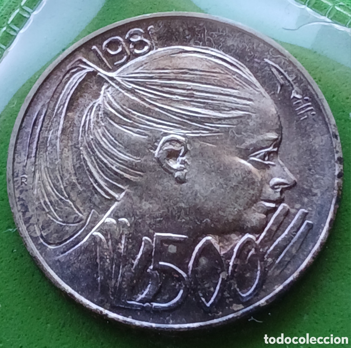 Monedas antiguas de Europa: San Marino 500 liras 1981 km#126 Paz / plata