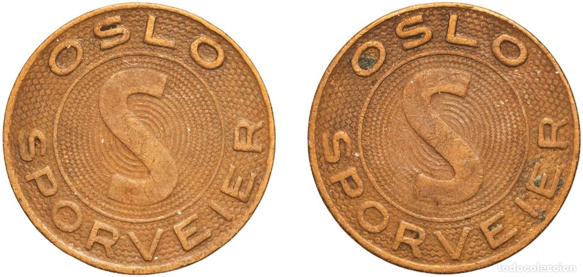 Monedas antiguas de Europa: Token - Oslo Sporveier (Oslo, Norway) ND (1929-1967)