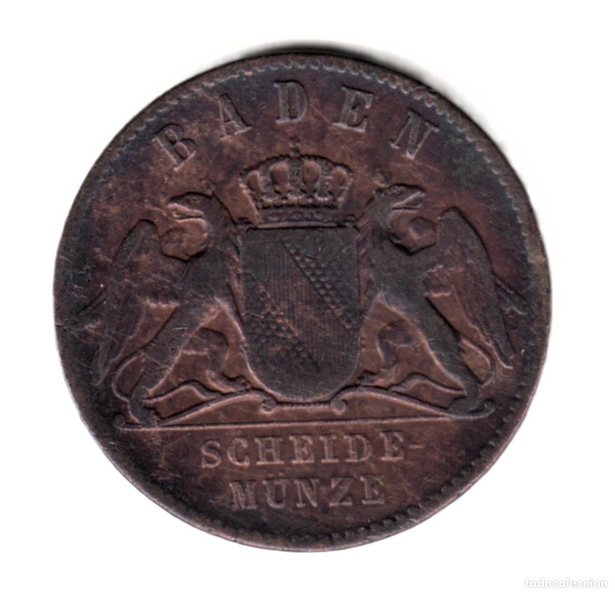 Monete antiche di Europa: ALEMANIA 1 Kreuzer - Frederick I - Baden German States