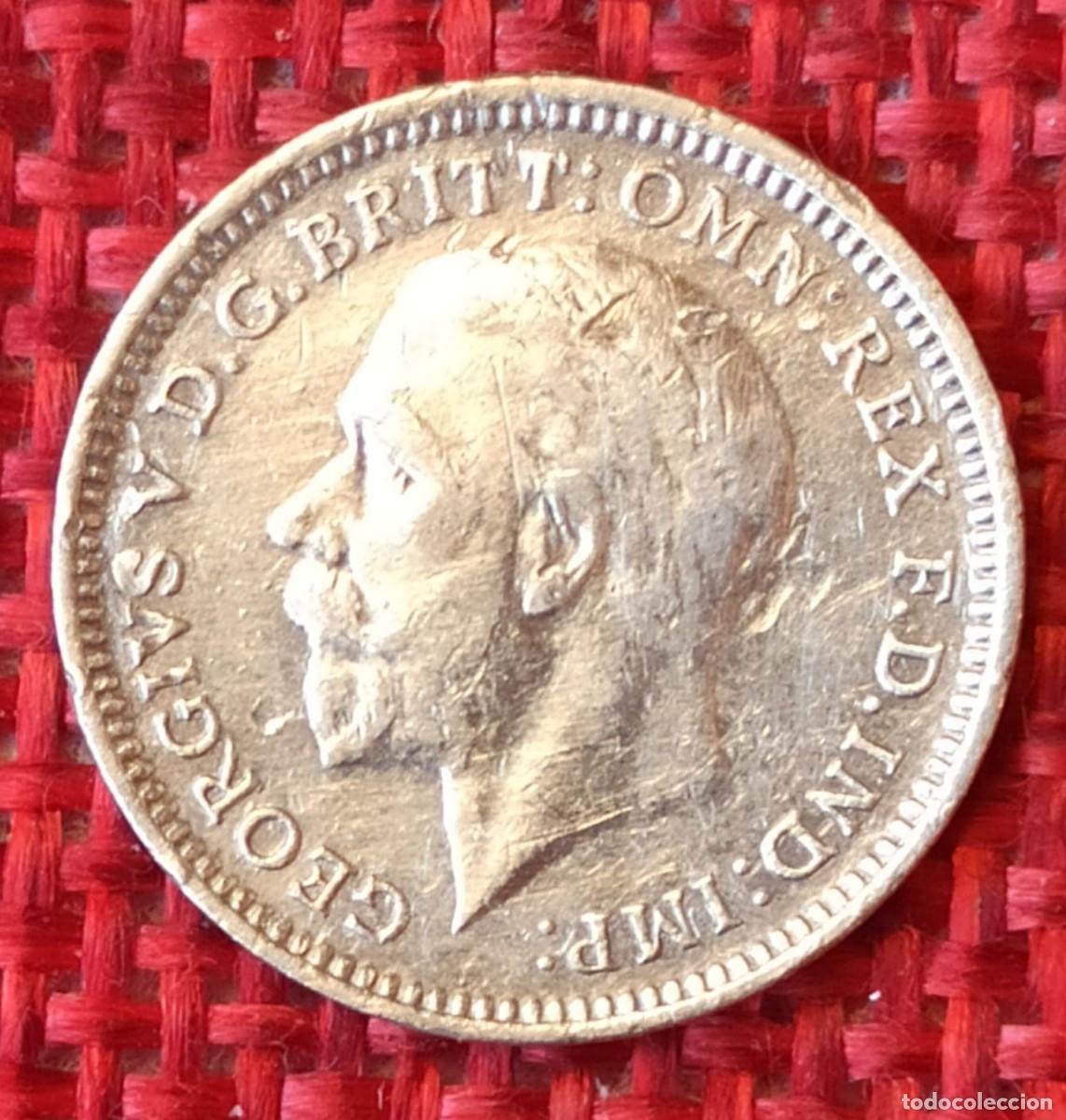 Monedas antiguas de Europa: Reino Unido United Kingdom - Rey Jorge V Georgius V Thee Pence 3 Peniques A&ntilde;o 1932 - Plata 0,500 AG