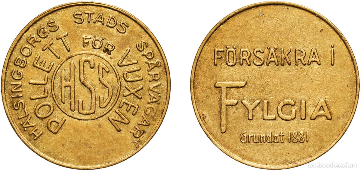 Monedas antiguas de Europa: Token - Helsingborg Stads Sp&aring;rv&auml;gar ND