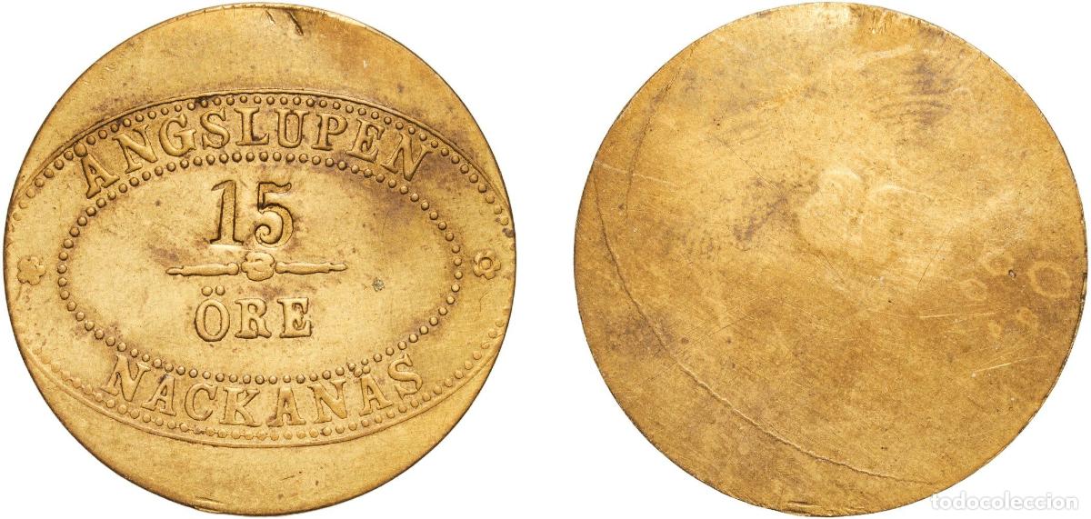Monedas antiguas de Europa: Token - &Aring;ngslupen Nackan&auml;s ND