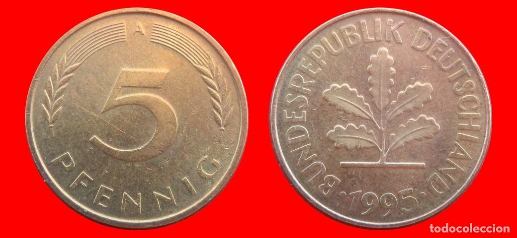 Monedas antiguas de Europa: 5 PFENNIG 1995-A BRD ALEMANIA-154589
