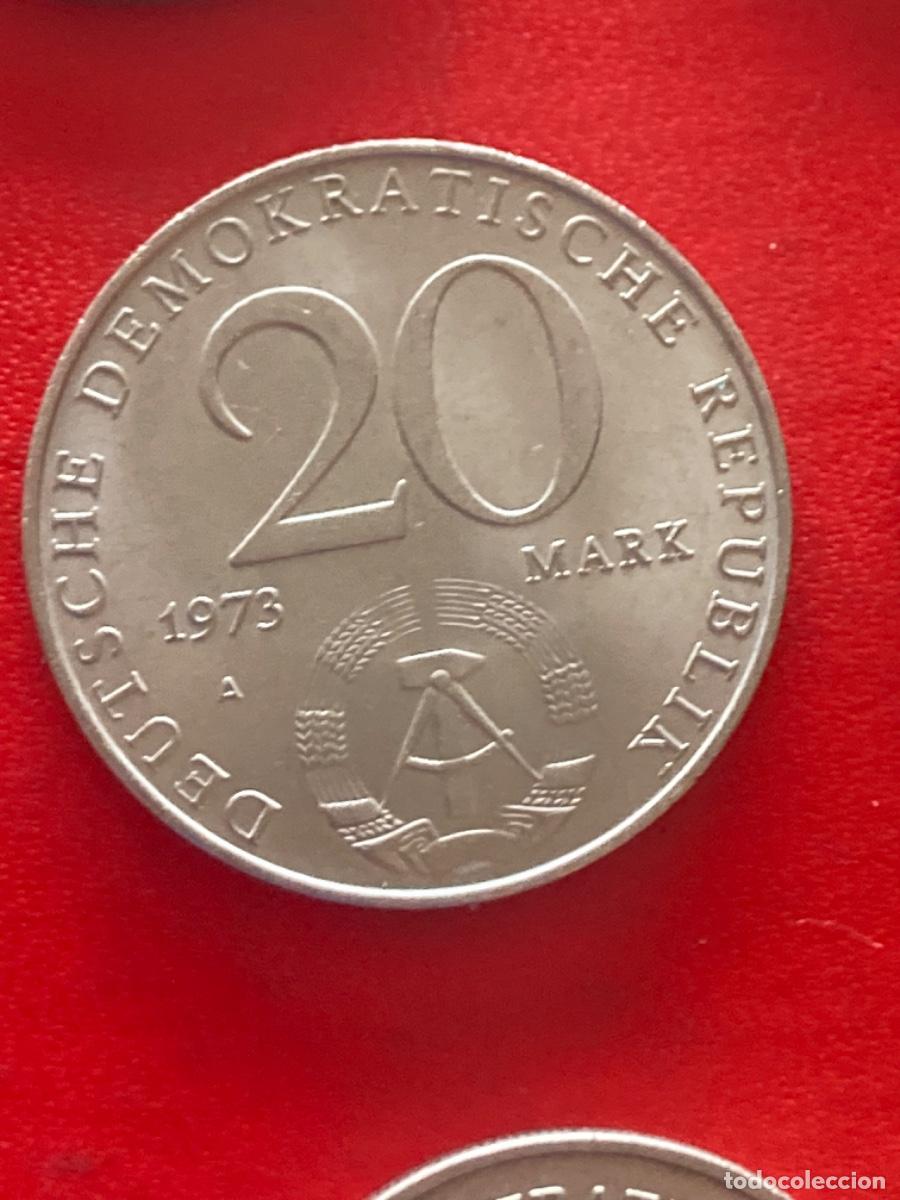 Moedas antigas da Europa: Gedenkm&uuml;nze Umlaufm&uuml;nze Deuutschland DDR 20 Mark 1973 Otto Grothewohl