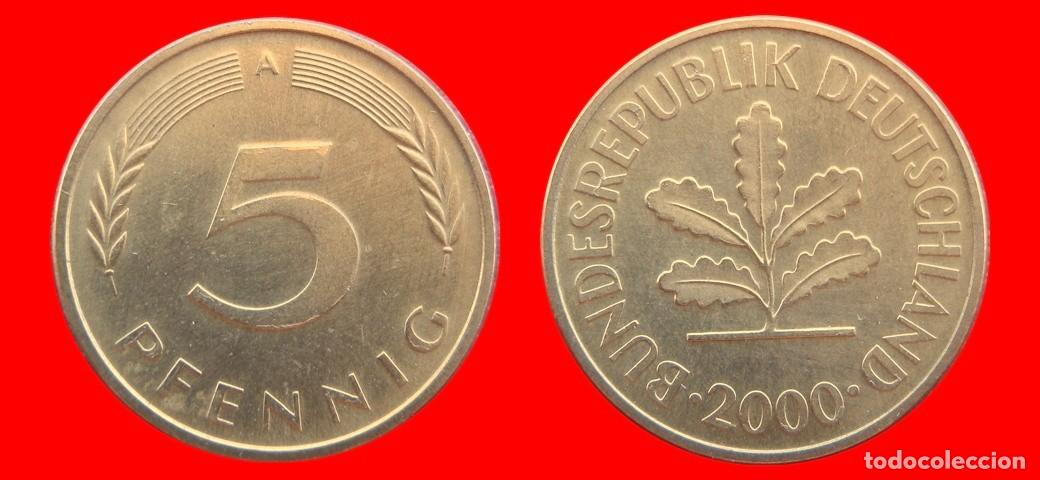 Monedas antiguas de Europa: 5 PFENNIG 2000-A BRD ALEMANIA-154599