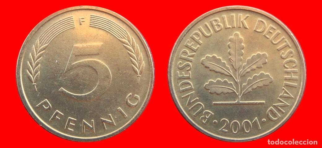 Monedas antiguas de Europa: 5 PFENNIG 2001-F BRD ALEMANIA-154603